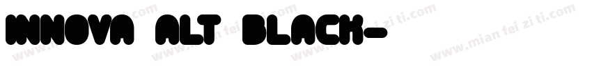 Innova Alt Black字体转换